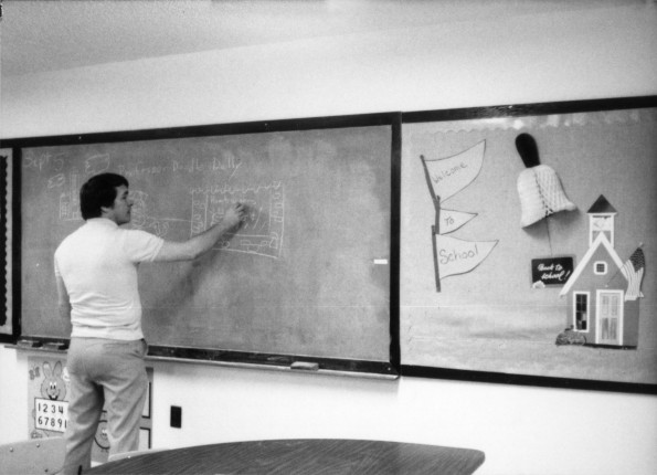 Delmon Tucker teaching at Houma