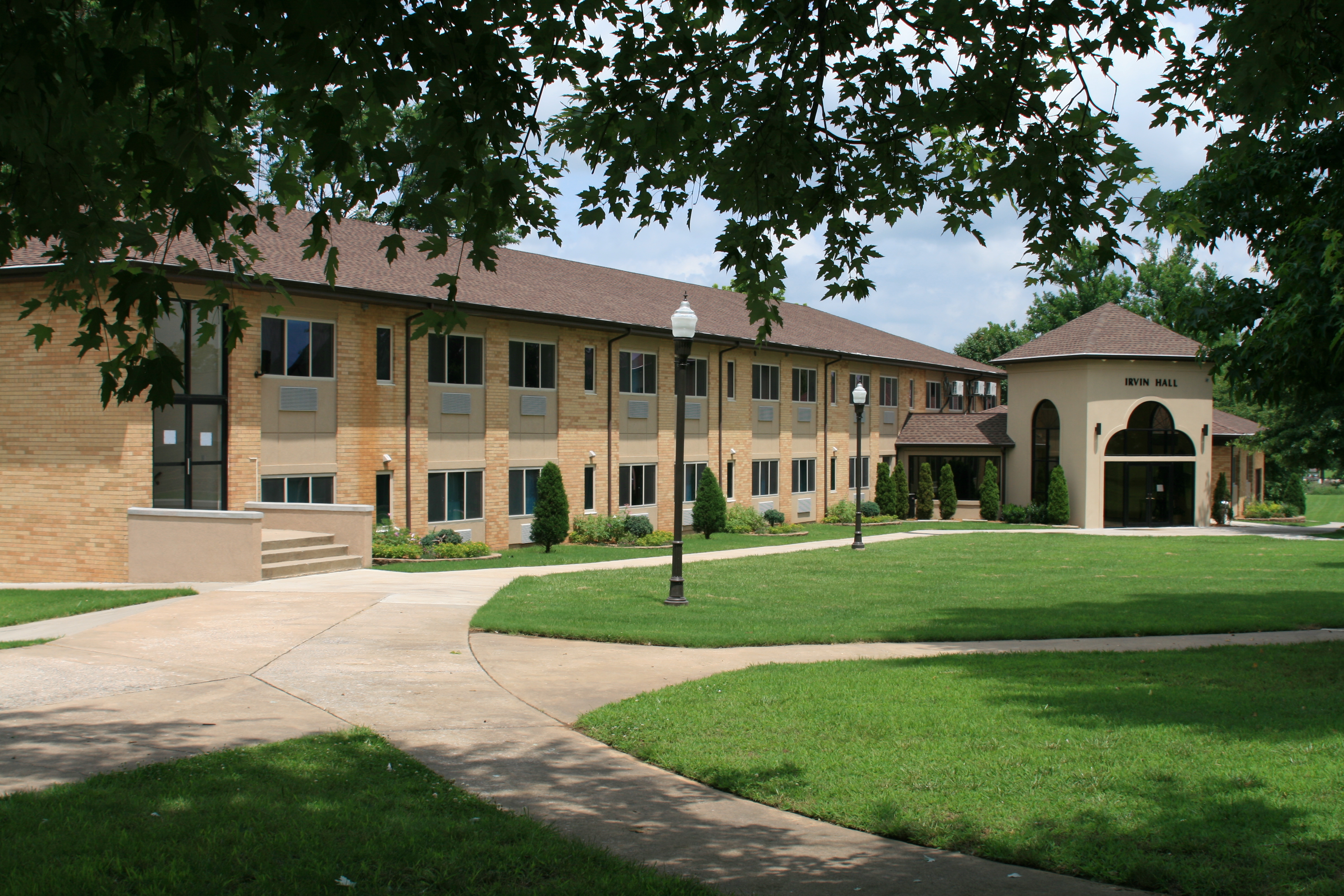 Girls' dorm, Irvin Hall, after remodeling in 1999.