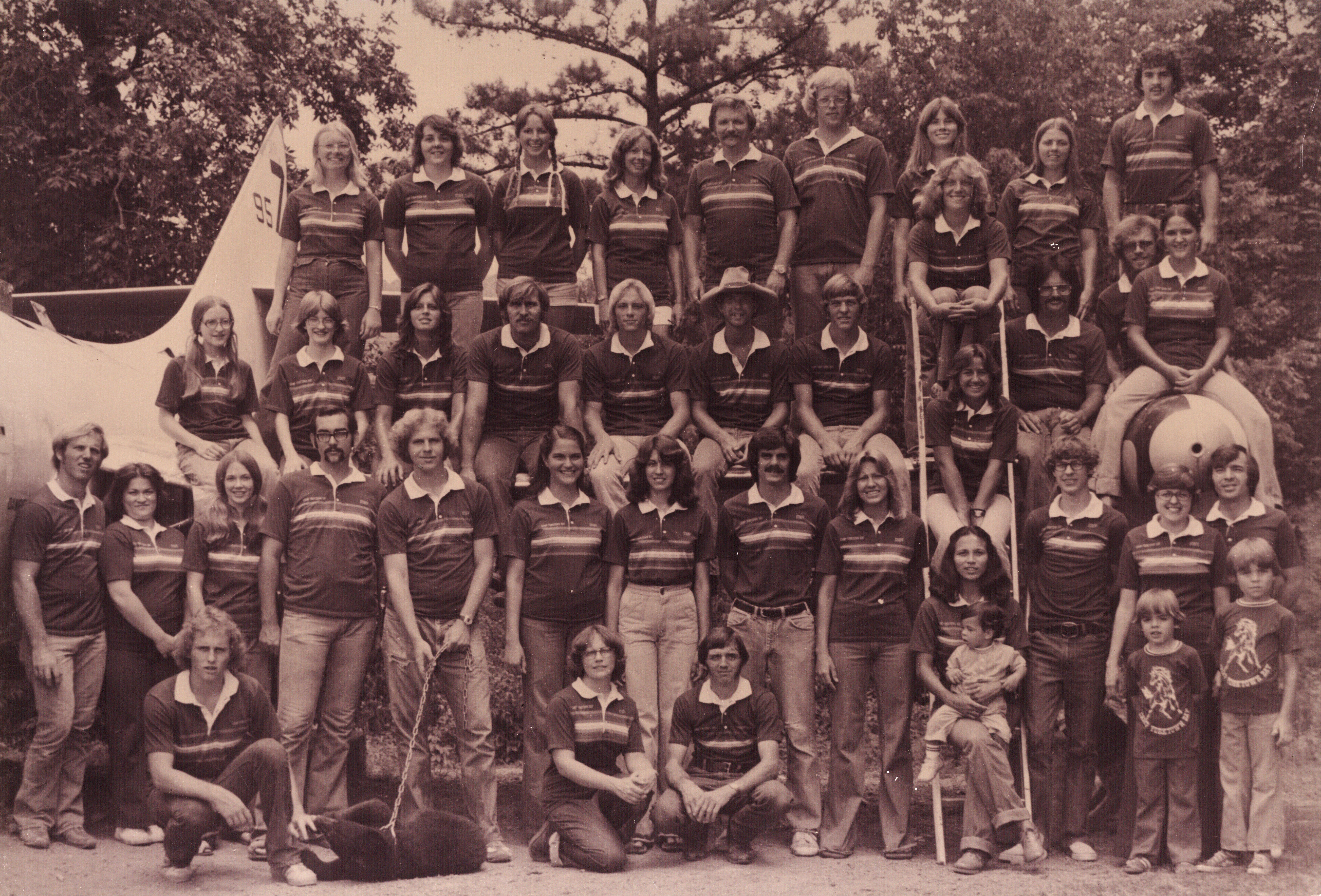 Camp Yorktown Bay staff 1977