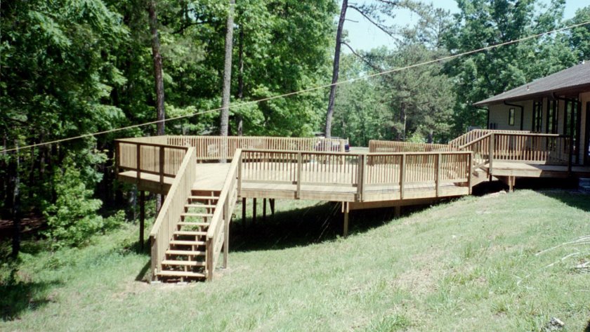 Completed deck project in 2005